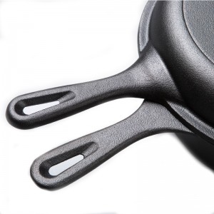 Cast iron 2-in-1 combo pan cooker