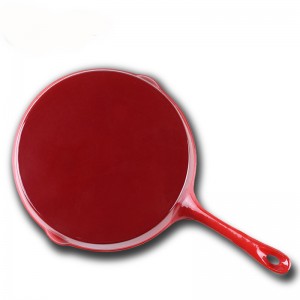 Cast iron enamel cookware fry pan with 6/8/10” inch