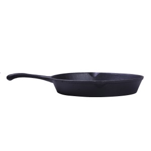 11.5” Cast iron preseasoned round shape fry pan skillet