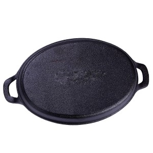 Cast iron fry pan set with two handle 8.5/9.5 inch