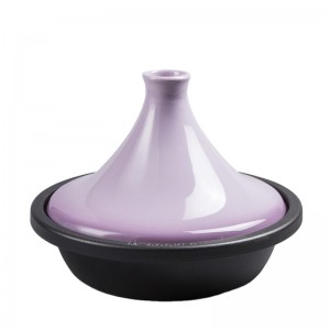 Cast iron tagine with ceramic lid