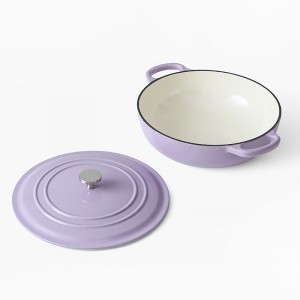 High quality enamel casserole cast iron