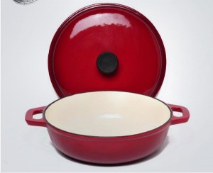 Cast iron enamel casserole 30cm diameter