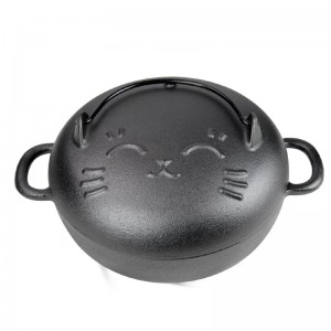 9.5*3” Cast iron pre-seasoned roast sweet potato baking pot