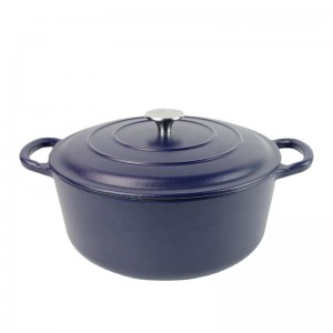 Cast iron cookware enameled pot