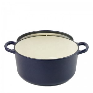 Cast iron cookware enameled pot