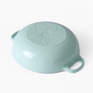 Enamel cast iron casserole OEM color