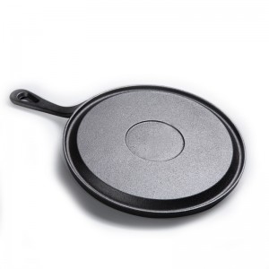 Wholesale 10” cast iron pre-seasoned fry pan fryer frying pan