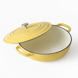 Cast iron 26/30cm enameled casserole