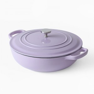 High quality enamel casserole cast iron