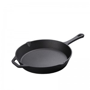 cast iron pre-seasoned kitchen cooking ware non stick skillet frying pans