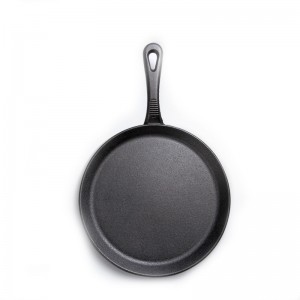 Wholesale 10” cast iron pre-seasoned fry pan fryer frying pan