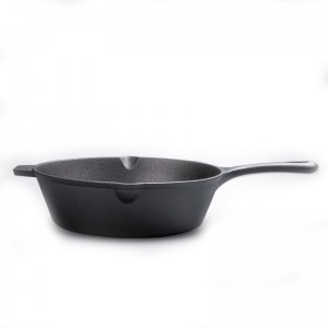 10.23” cast iron pre-seasoned skillets