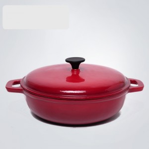 Cast iron enamel casserole 30cm diameter