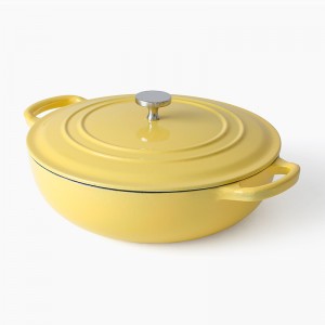 Cast iron 26/30cm enameled casserole