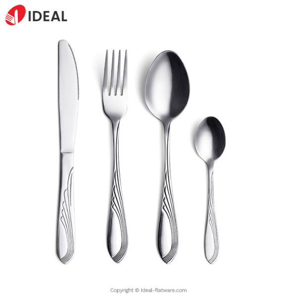 Stainless steel flatware