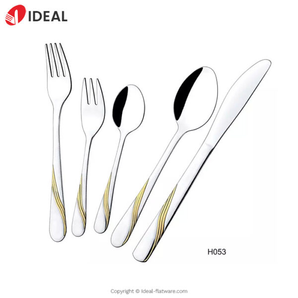 Stainless steel flatware