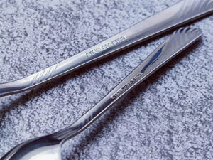 Stainless steel flatware