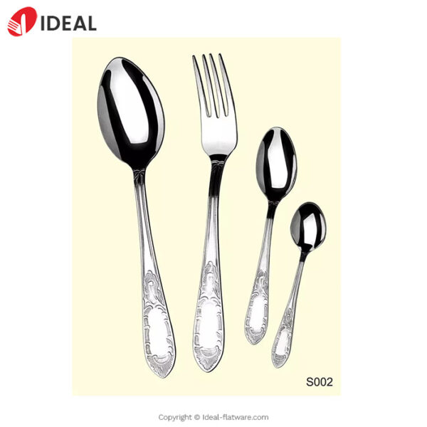 Stainless steel flatware