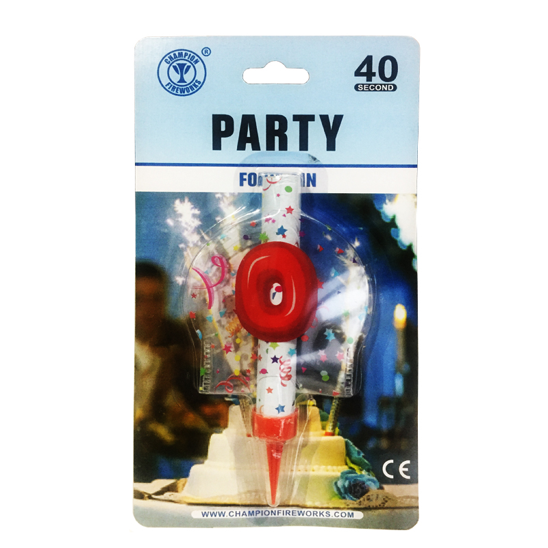 Indoor Birthday Cake Candle Fireworks