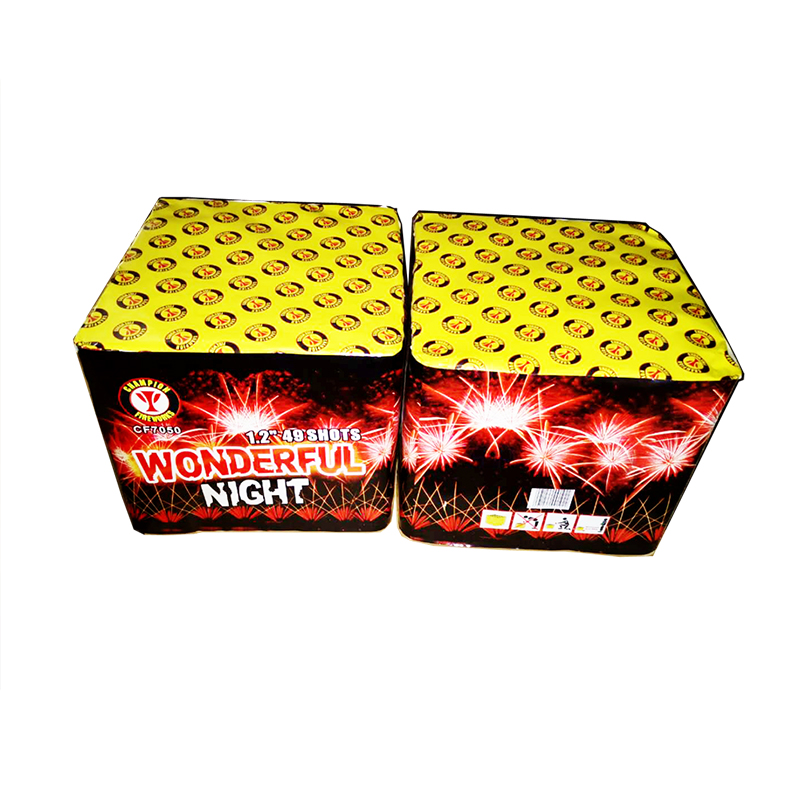 Wonderful Night 49 Shots Cake Fireworks