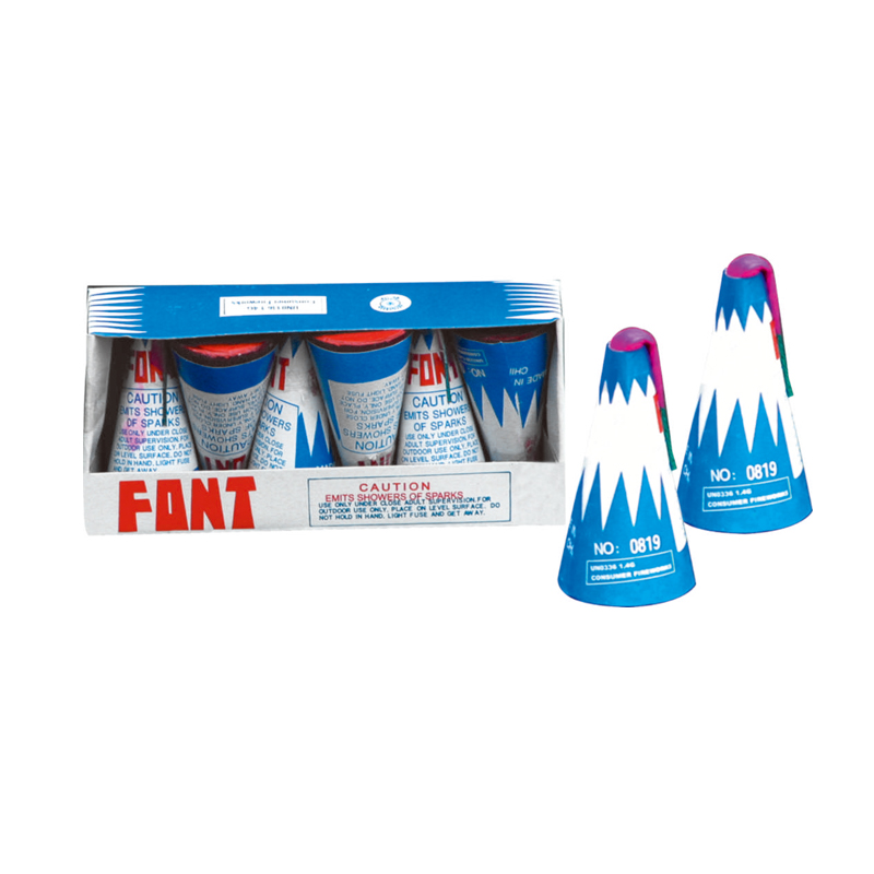 3 Inch Conic Fountain Fireworks