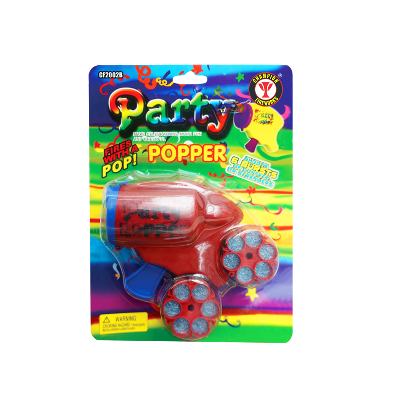 12 Bursts Birthday Toy Pistol Party Popper