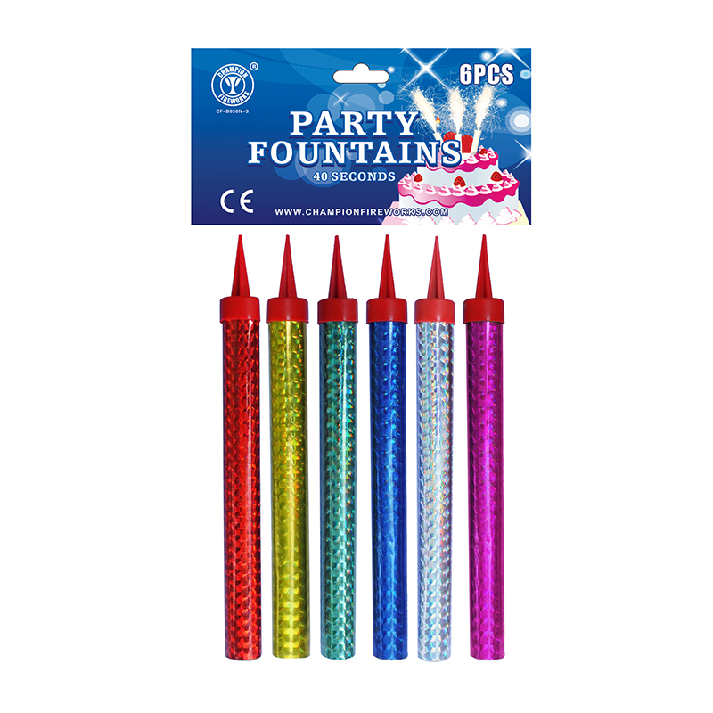 Party Fontein Vuurwerk 6 Pack