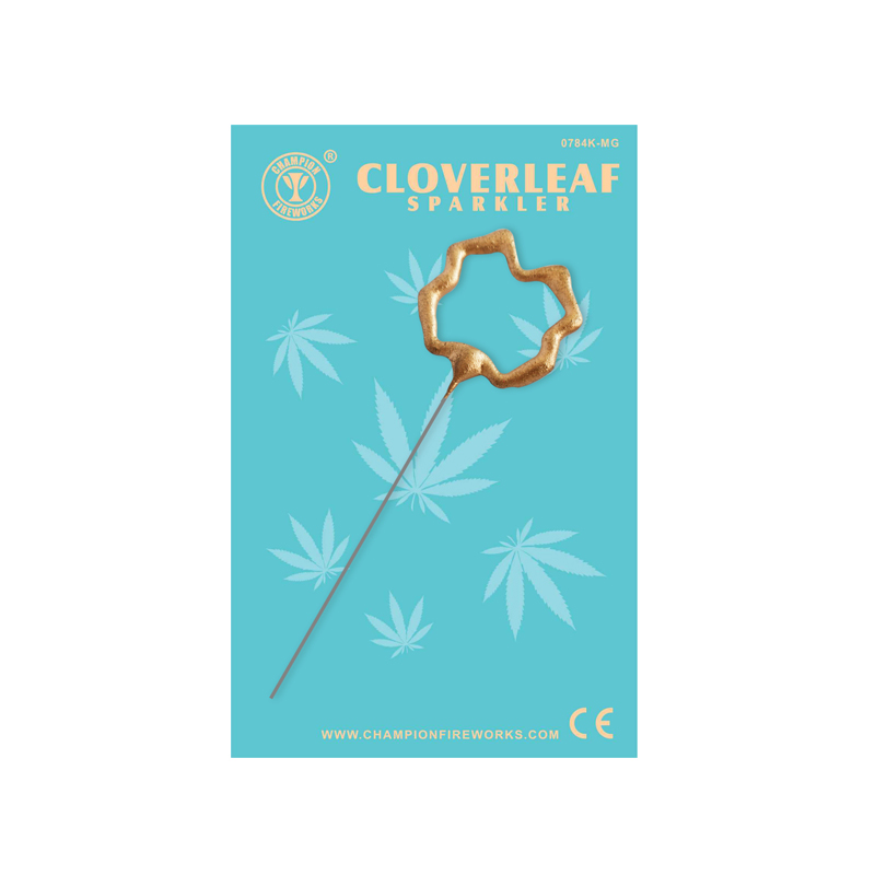 Mini Cloverleaf Sparkler In Gift Card