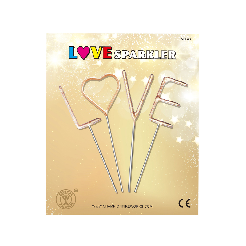 Sparkler Card LOVE