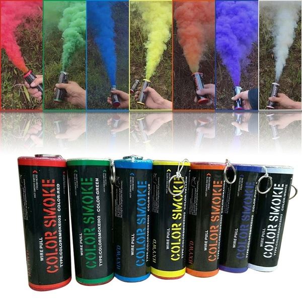 60 Sec Pull Ring Smoke Tube Fireworks