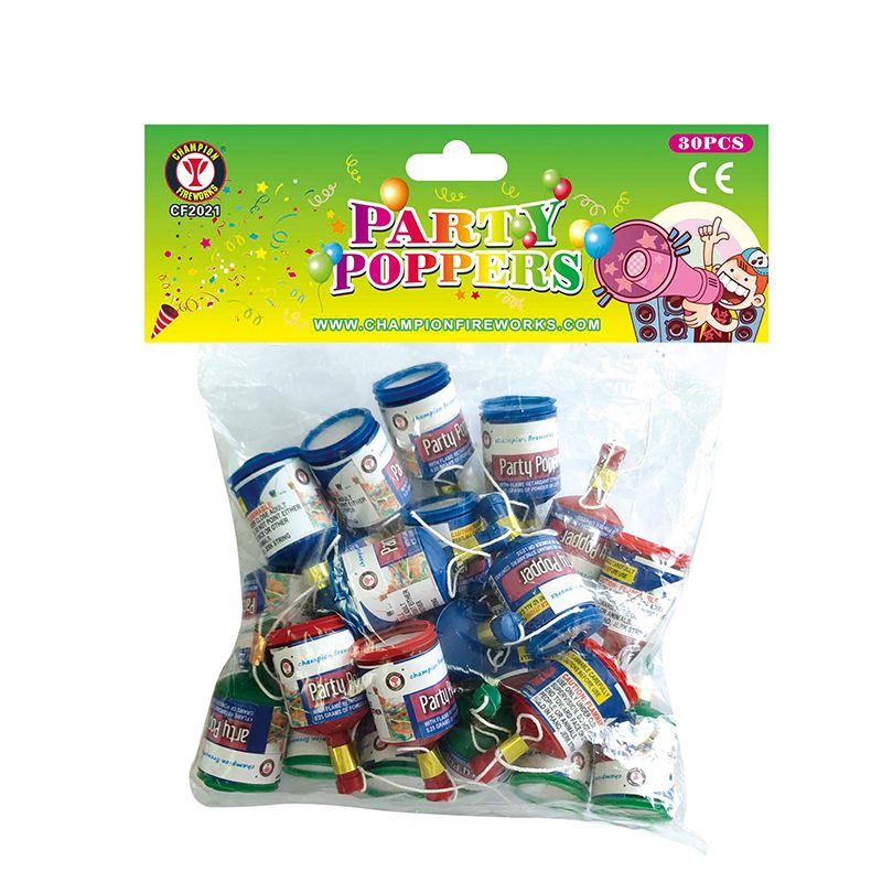 Party Poppers Fireworks 30PK