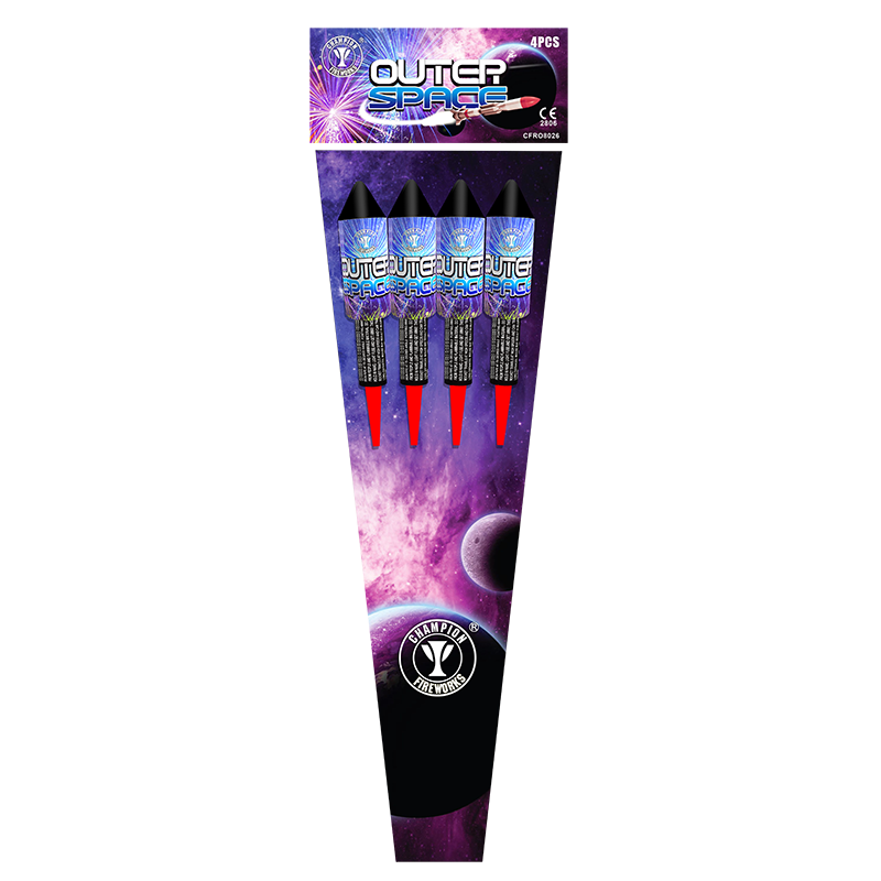 32MM Rocket Fireworks 4 Pack