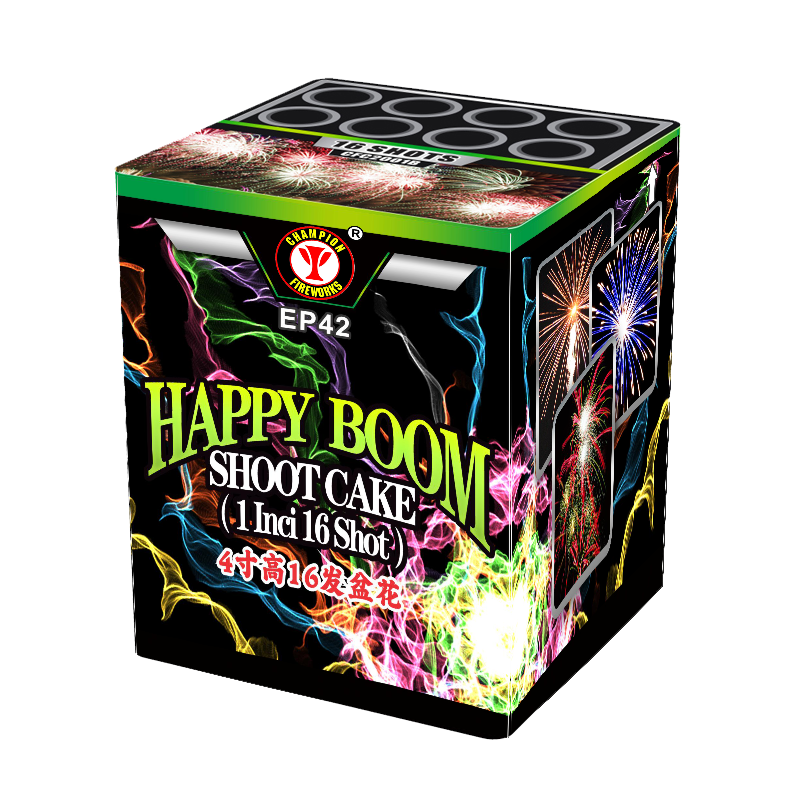 Torta Happy Boom Shoot (1 Inci 16 Shot)