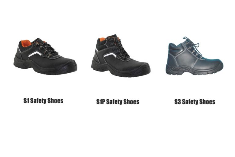 difference between s1 s2 s3 safety shoes