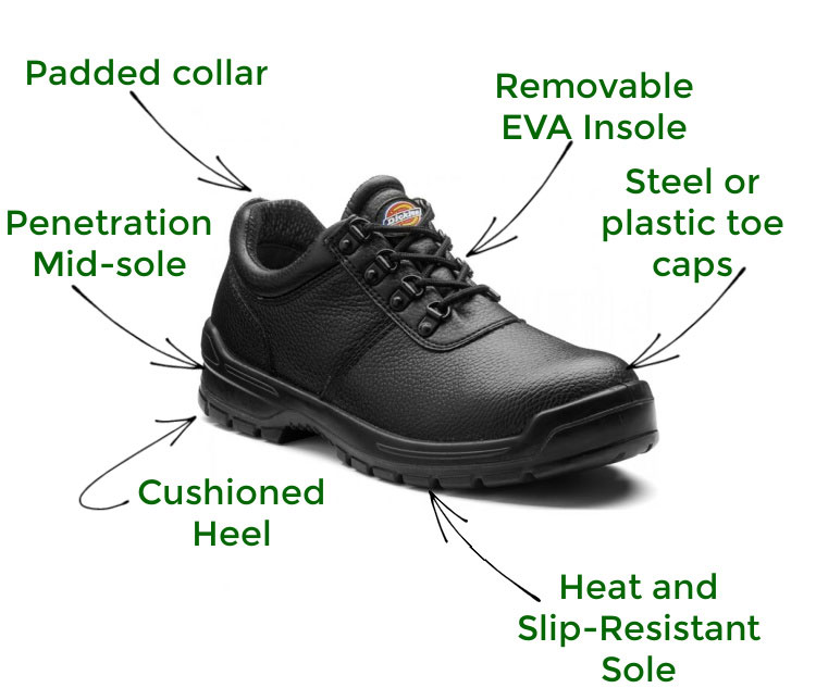 safety shoe feature