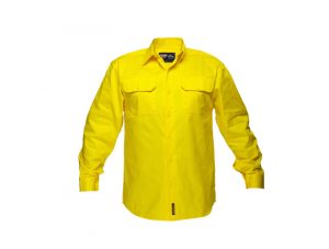 camisa de trabajo amarilla ws05