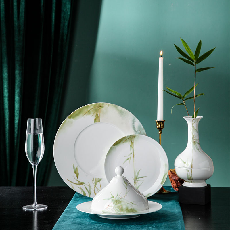 Bone China Porcelain Hotel Tableware - Rising High