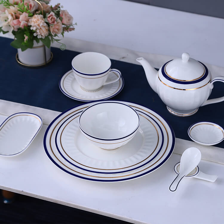 Bone China Tableware Set - Imperial Crown