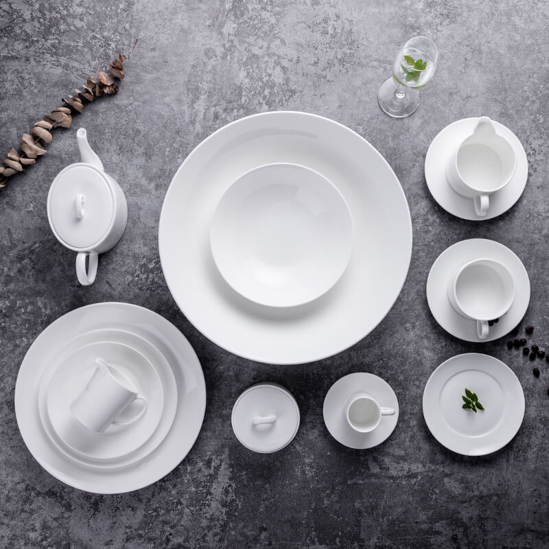 Bone China White Tableware - Dalton White