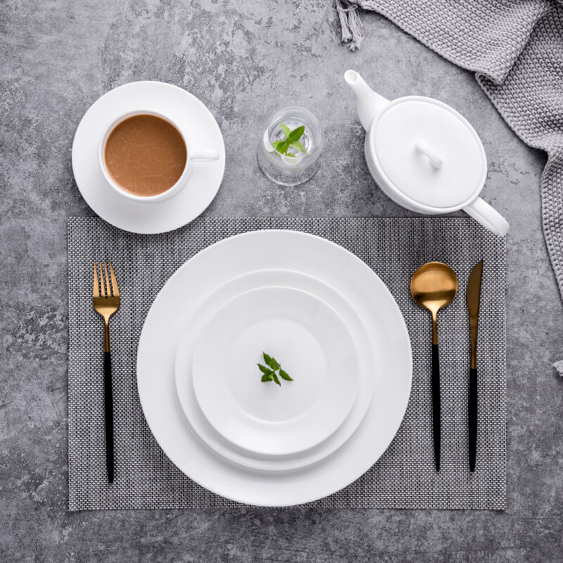 Bone China White Tableware - Dalton White