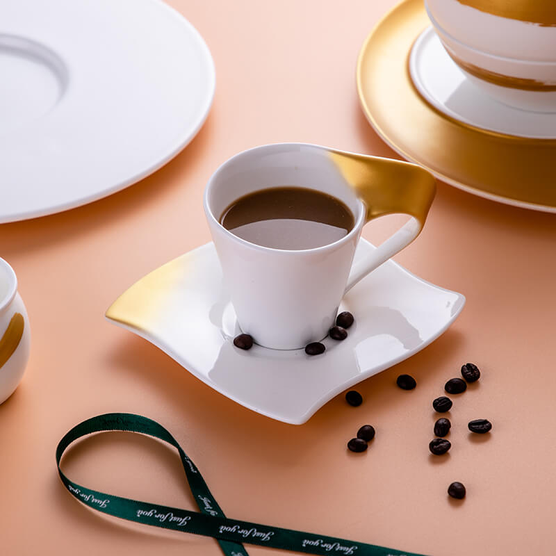 Bone China Tableware Plus Gold - Quicksand Gold