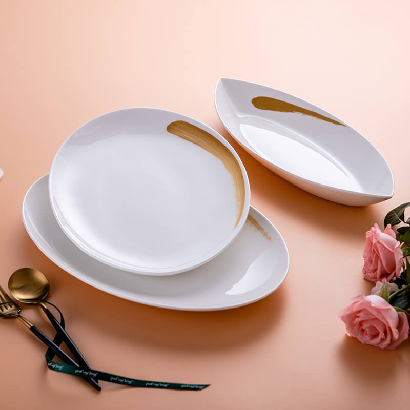 Bone China Tableware Plus Gold - Quicksand Gold