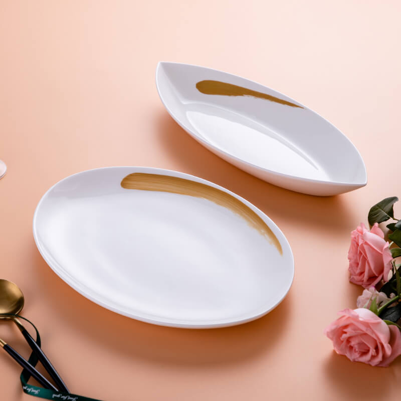 Bone China Tableware Plus Gold - Quicksand Gold