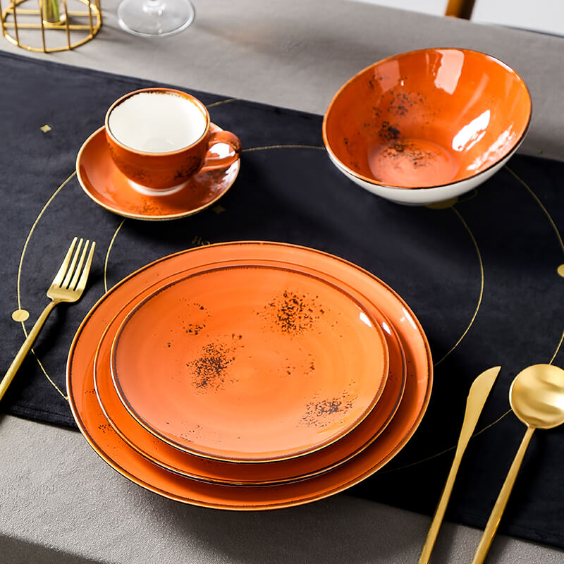 Color Glazed Dinnerware - Buffy