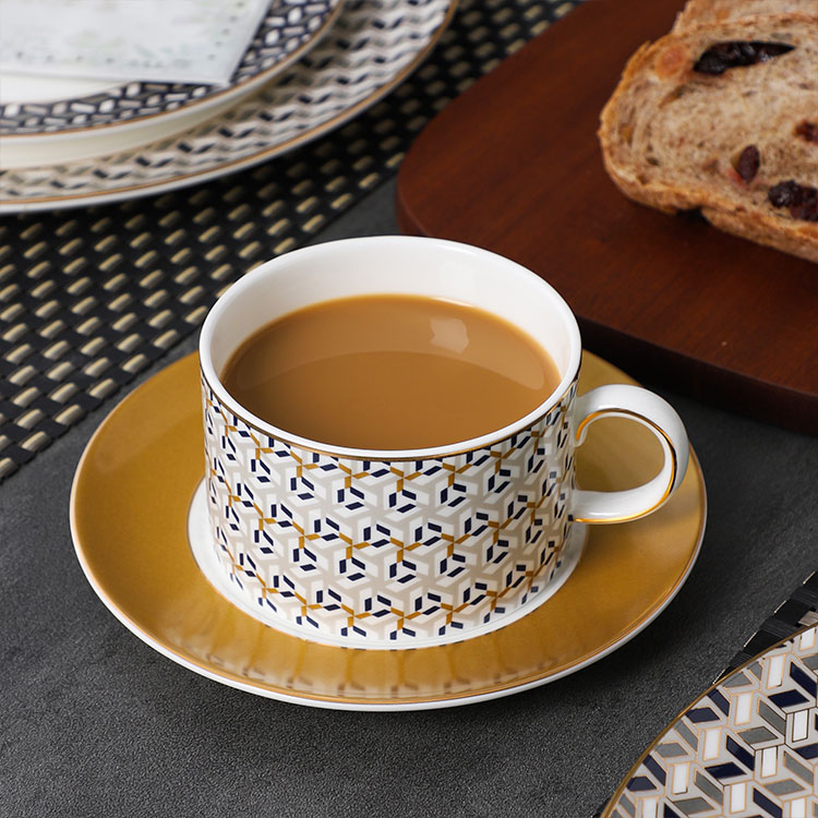 Custom decal dinnerware - Modern Times