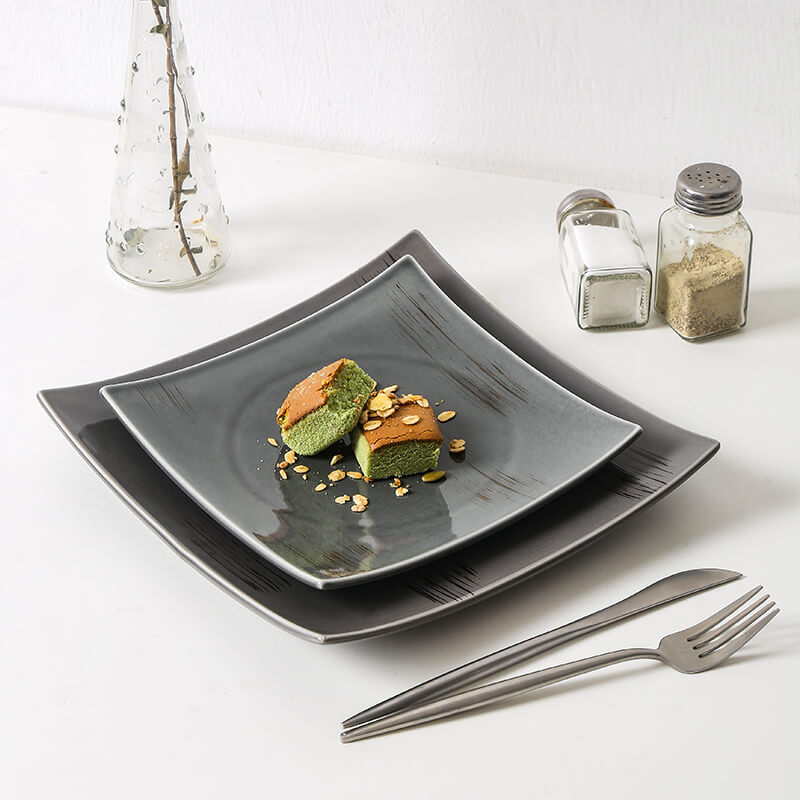 Wholesale Porcelain Dinner Sets - Mark of Time Black