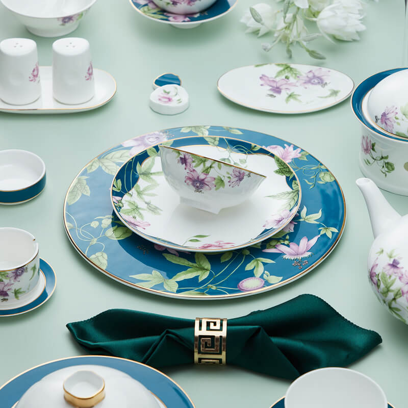 Design Bone China Dinnerware Set - Fragrant Amazon