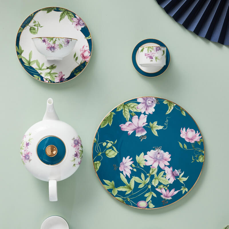 Design Bone China Dinnerware Set - Fragrant Amazon