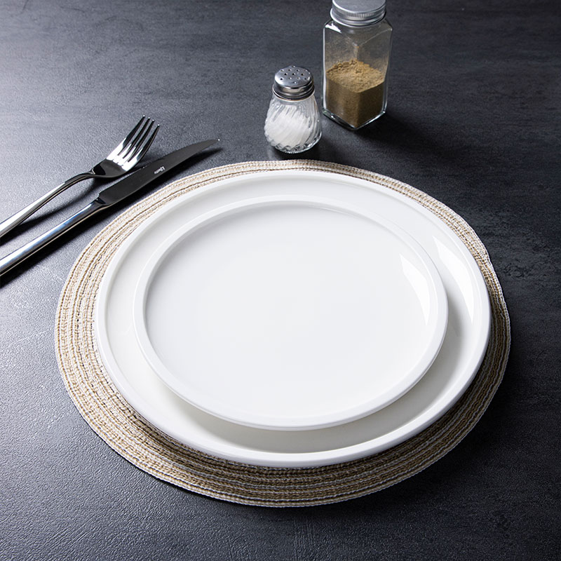 White Porcelain Dinnerware - Bergen